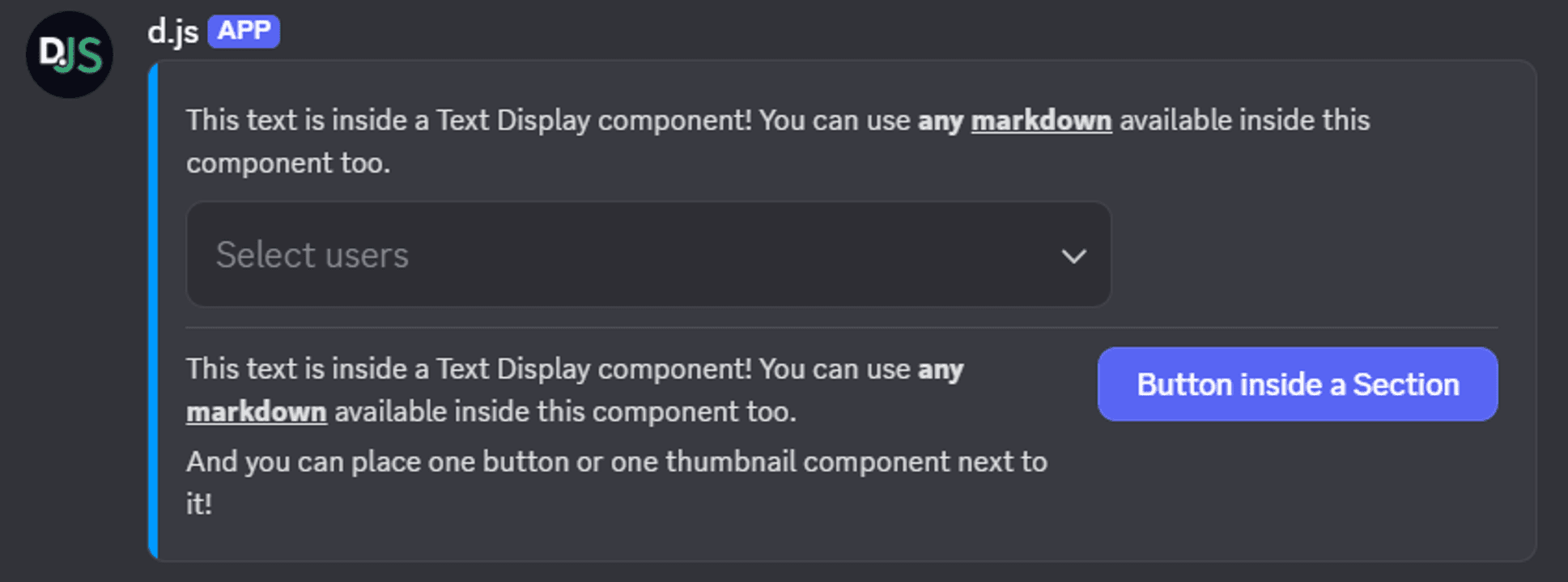 Container component preview